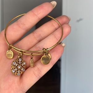 Alex and Ani limited edition 2016 Snowflake Bangle